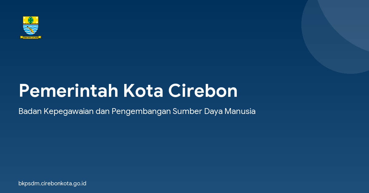 PENGUMUMAN LAPORAN HASIL UJIAN KOMPETENSI DAN WAWANCARA PENERIMAAN PPPK TAHAP I KOTA CIREBON TAHUN 2019