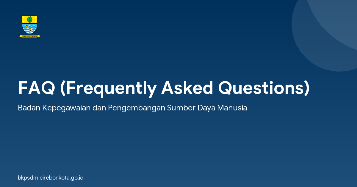 FAQ (Frequently Asked Questions)