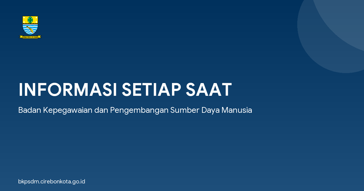 INFORMASI SETIAP SAAT