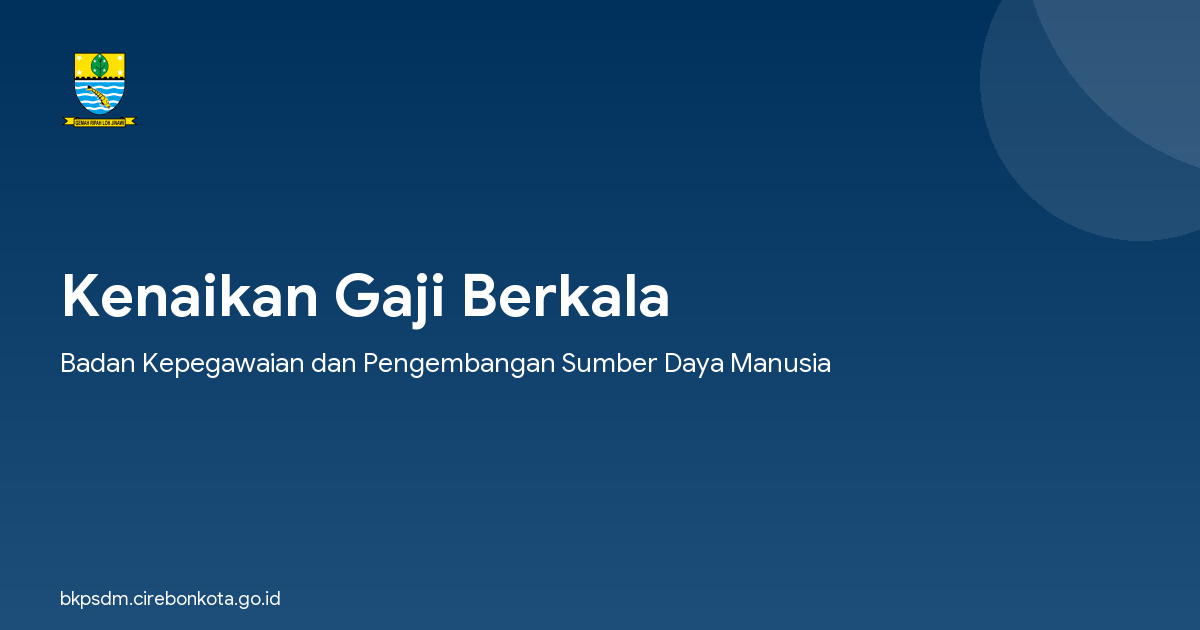 Kenaikan Gaji Berkala