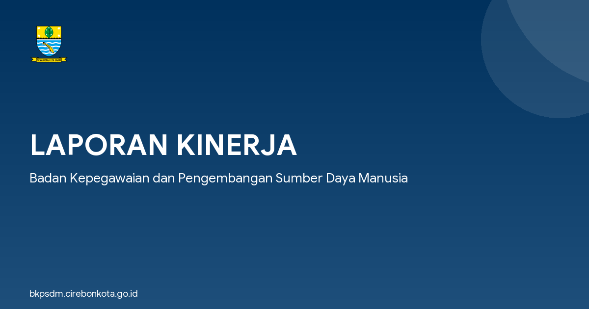 LAPORAN KINERJA