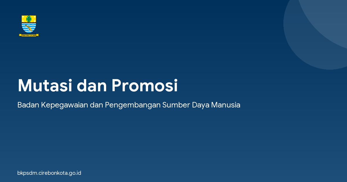 Mutasi dan Promosi