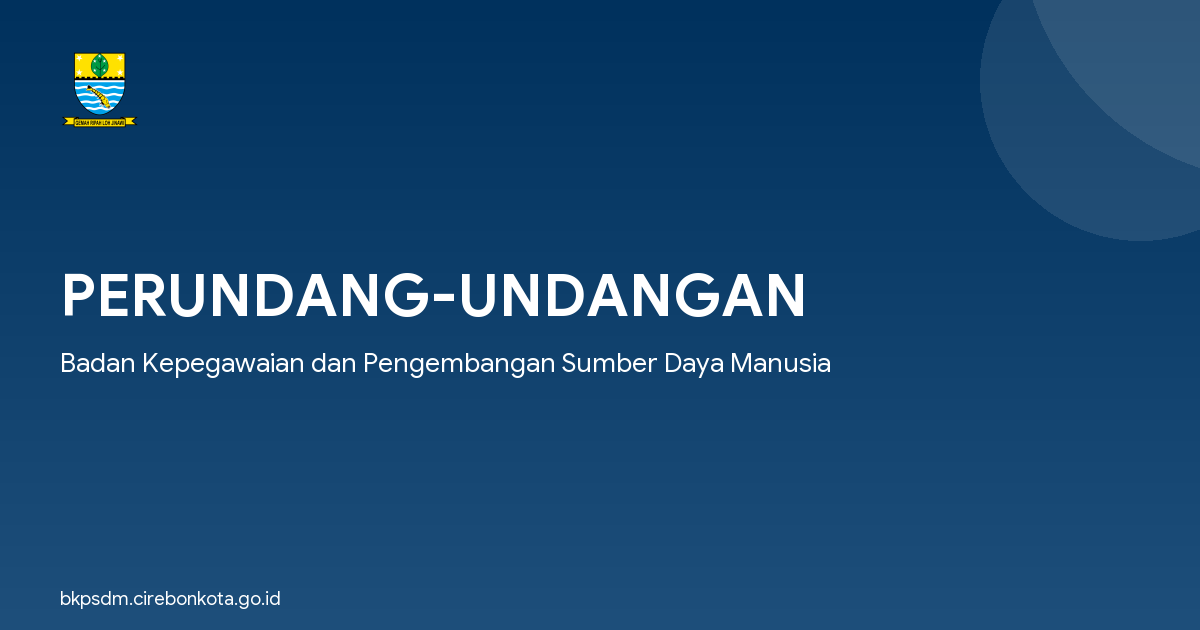 PERUNDANG-UNDANGAN