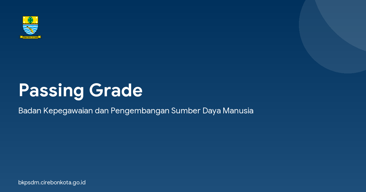 Passing Grade