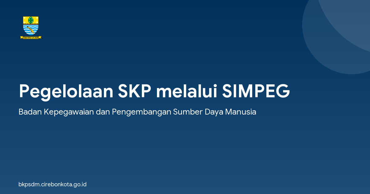 Pegelolaan SKP melalui SIMPEG