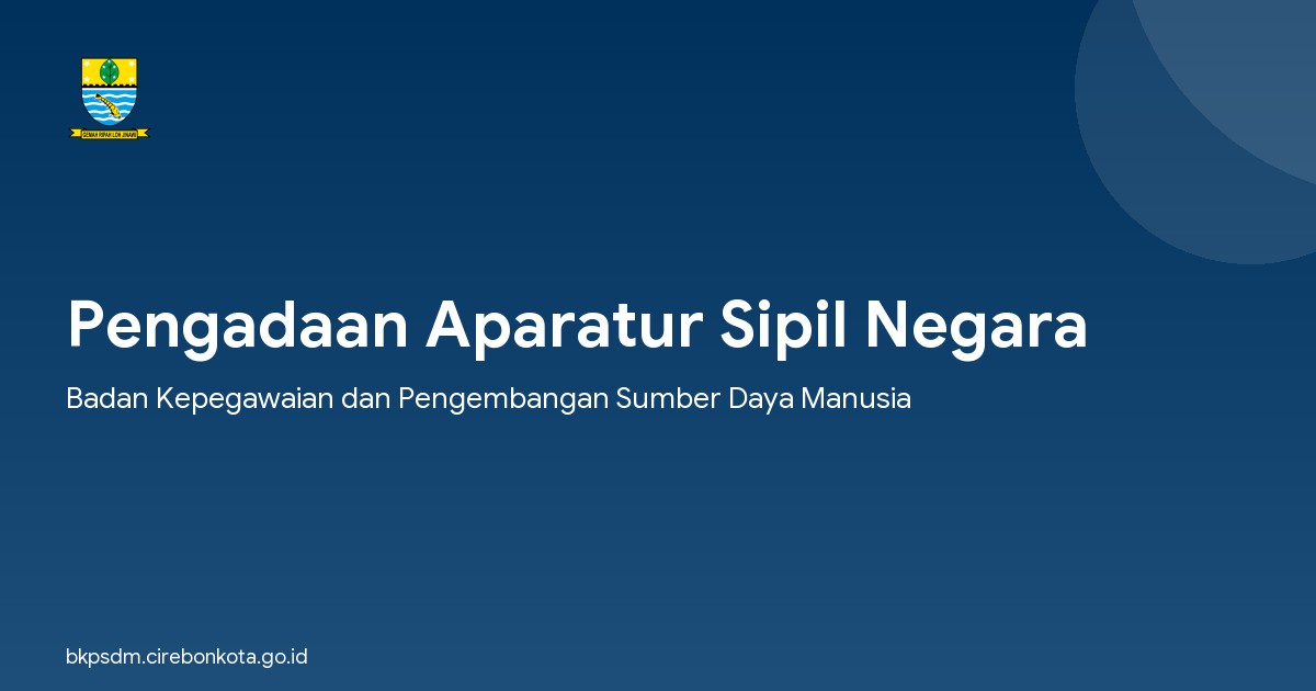 Pengadaan Aparatur Sipil Negara