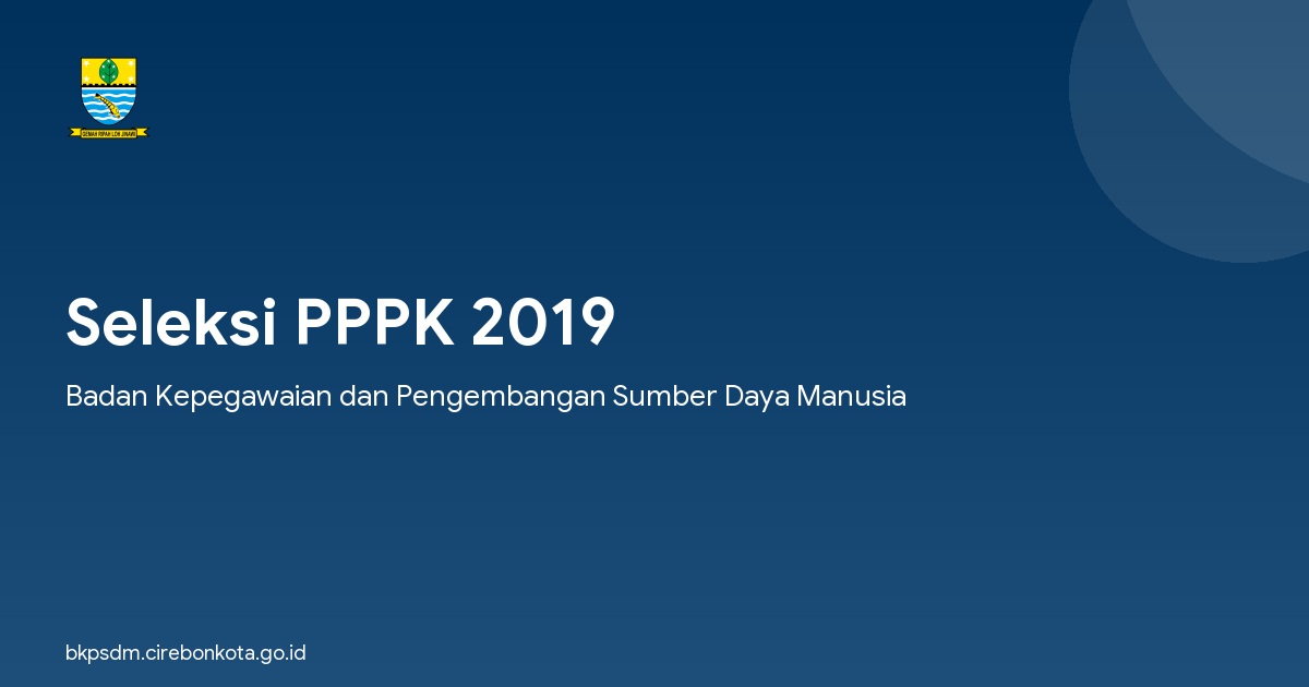 Seleksi PPPK 2019