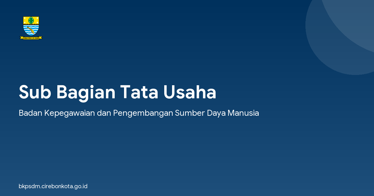 Sub Bagian Tata Usaha