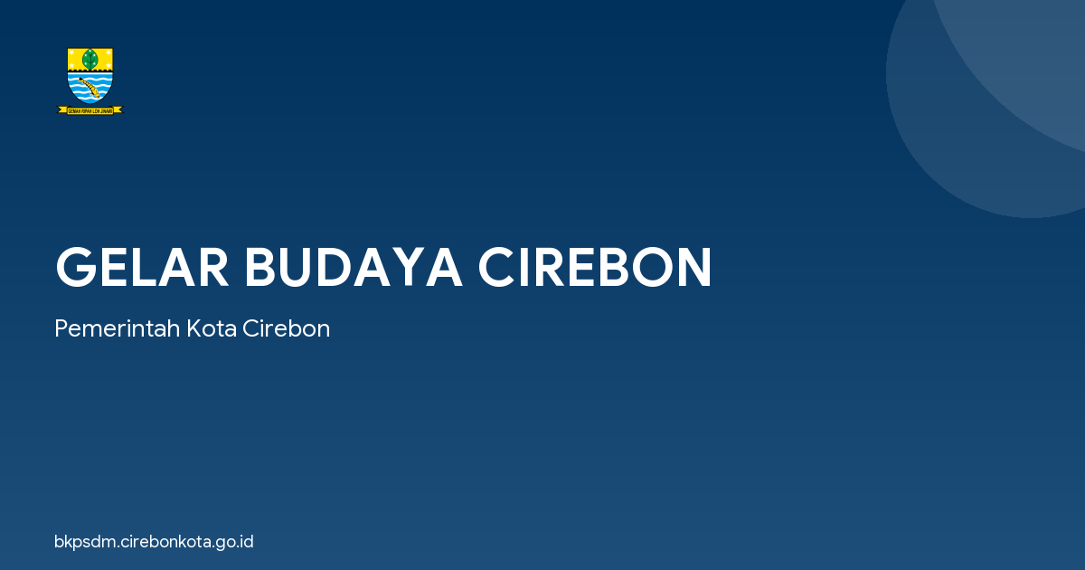 GELAR BUDAYA CIREBON