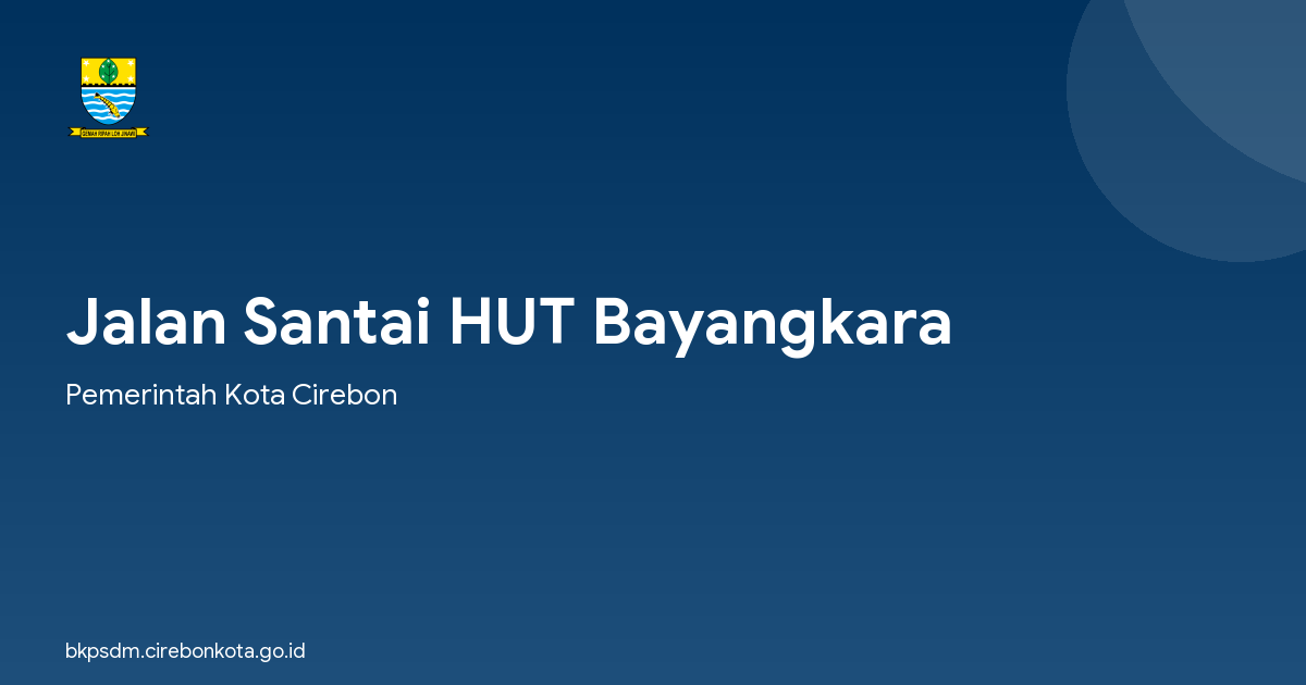 Jalan Santai HUT Bayangkara
