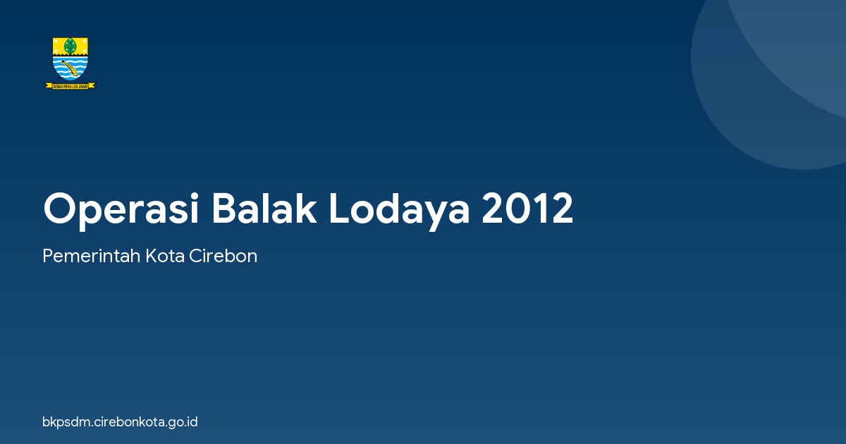 Operasi Balak Lodaya 2012