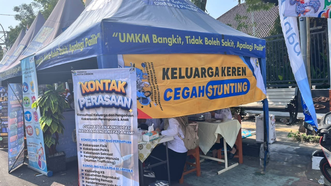 DP3APPKB Kota Cirebon Hadirkan Layanan Kontak Perasaan dalam One Day Service Pelayanan Publik Hari Jadi Cirebon ke-599 dan PORSENITAS XIII