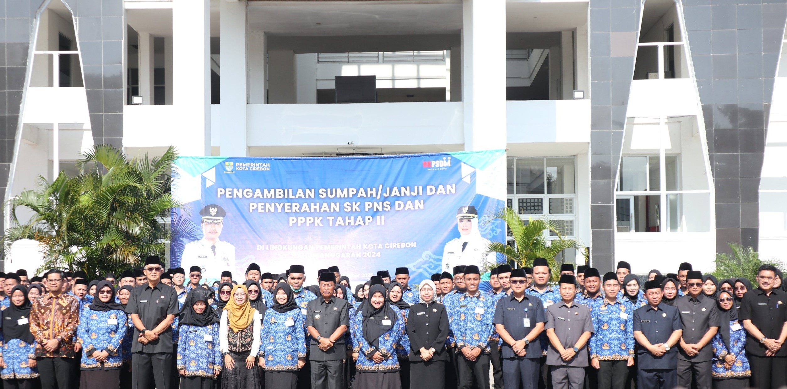 Pengambilan Sumpah/Janji dan Penyerahan SK Pegawai Negeri Sipil (PNS) dan Pegawai Pemerintah dengan Perjanjian Kerja (PPPK) Tahap II