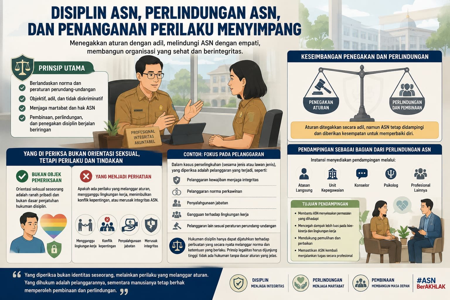 BKN Menyapa: Disiplin ASN, Perlindungan ASN, dan Penanganan Perilaku Menyimpang