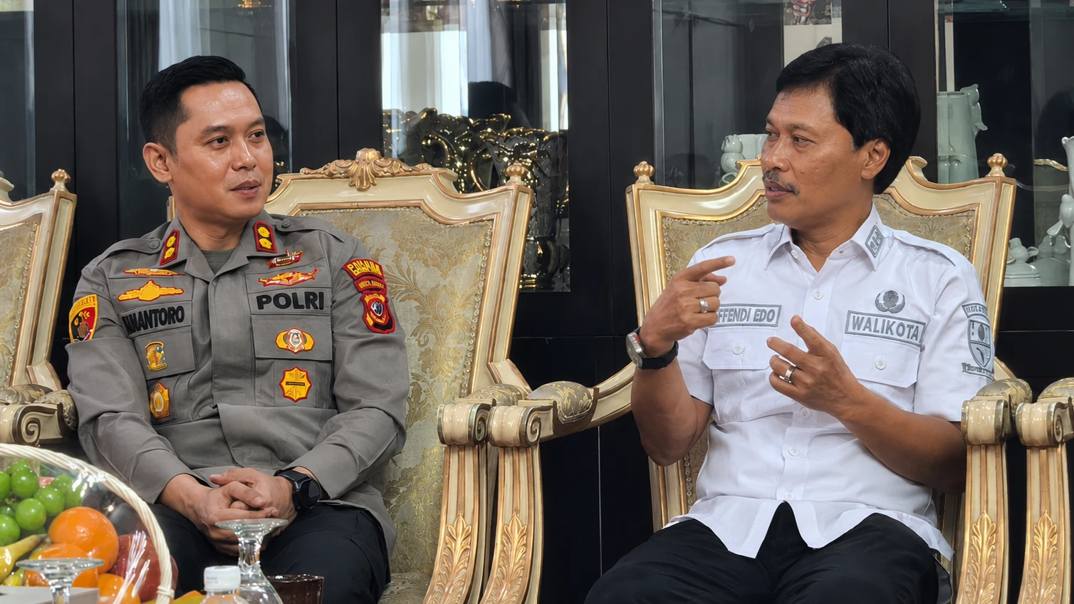 Silaturahmi Pemerintah Kota Cirebon dan Polres Cirebon Kota, Perkuat Sinergi Jaga Kondusivitas Daerah