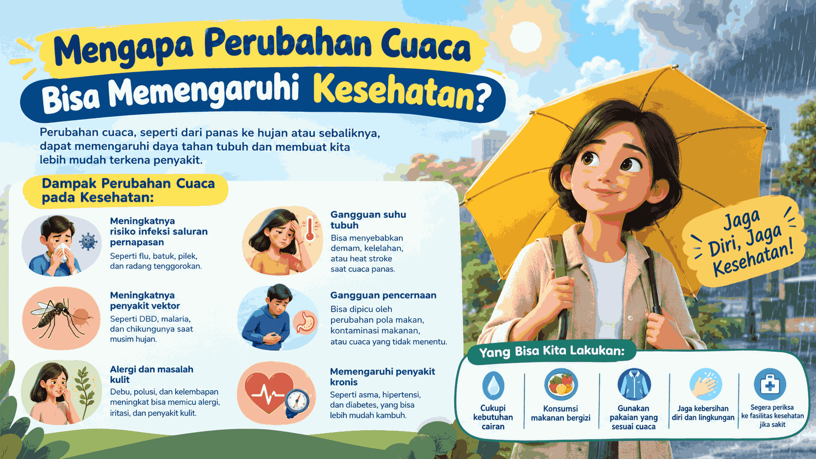 Perubahan Cuaca Bisa Memengaruhi Kesehatan