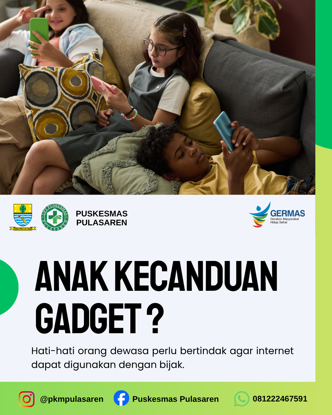 Anak Kecanduan Gadget, Kenali Dampaknya Sebelum Terlambat!